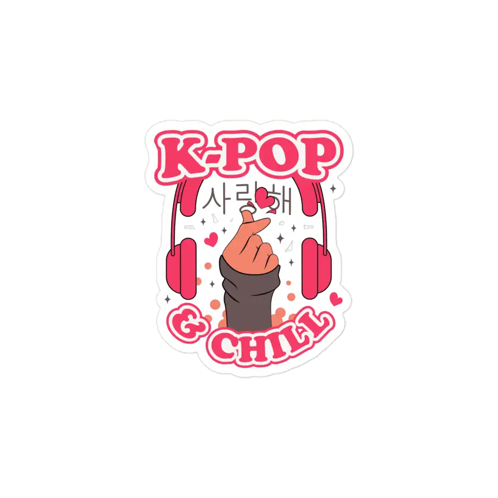 K-Pop and Chill Sticker