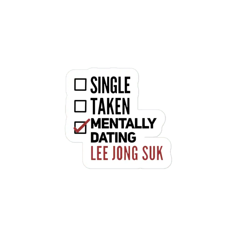 Mentally Dating Lee Min Ho  Sticker