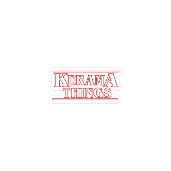 KDRAMA THINGSStranger Things Inspired Logo Sticker