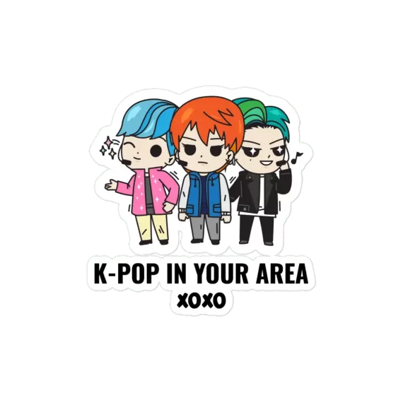 K-POP in your area Sticker