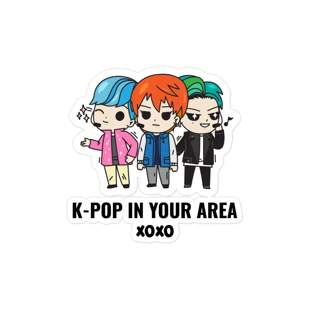 K-POP in your area Sticker