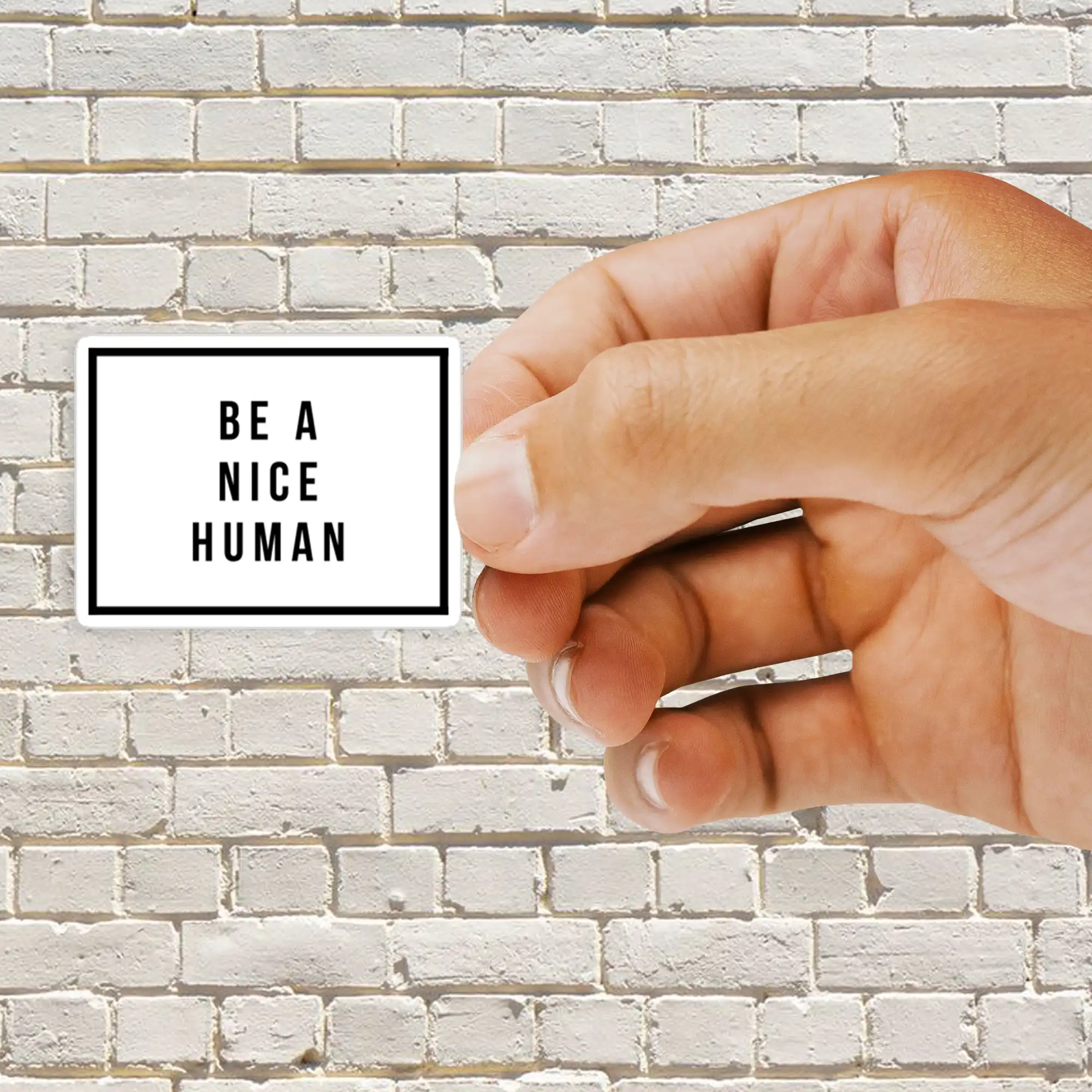 Be a Nice Human Sticker