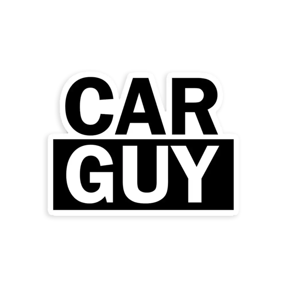 Car Guy Sticker