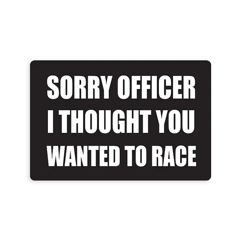 Funny Police Officer Sticker