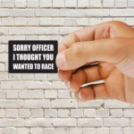 Funny Police Officer Sticker