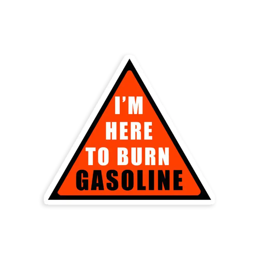 Gasoline Danger Sticker
