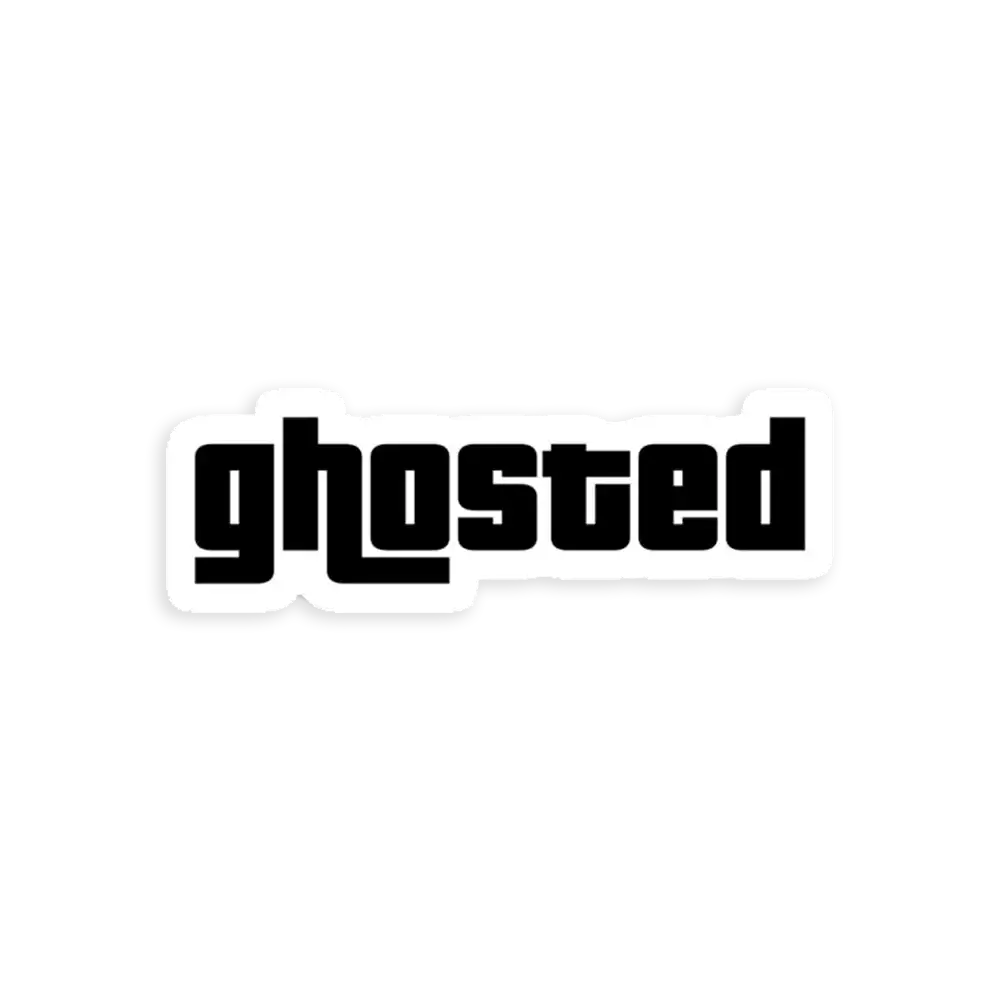 Ghosted Sticker