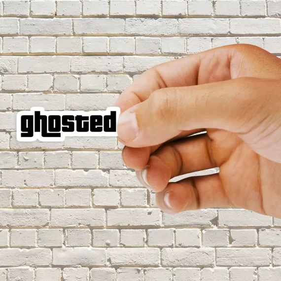 Ghosted Sticker