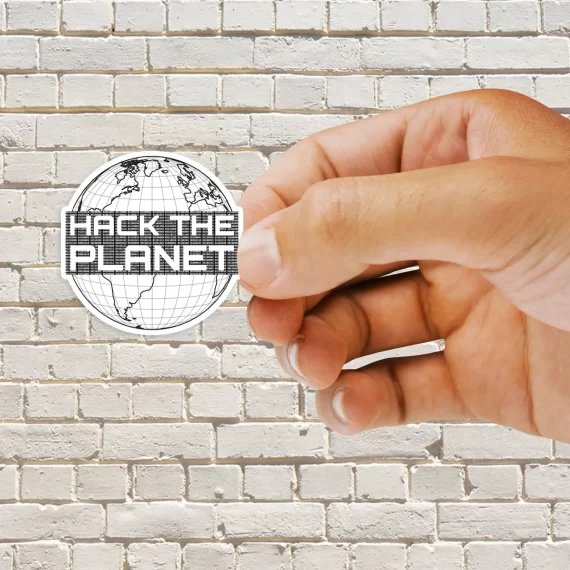 Hack the Planet  Sticker