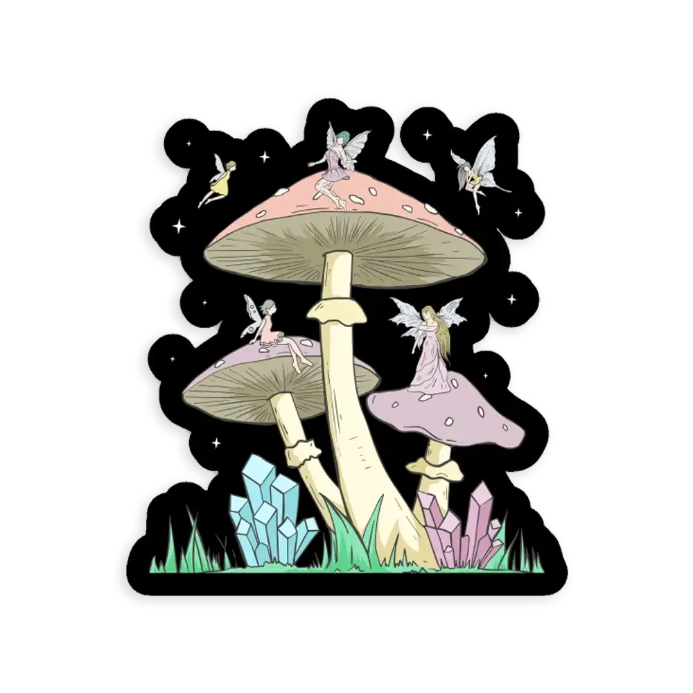 Mushroom aesthetic fairy Sticker