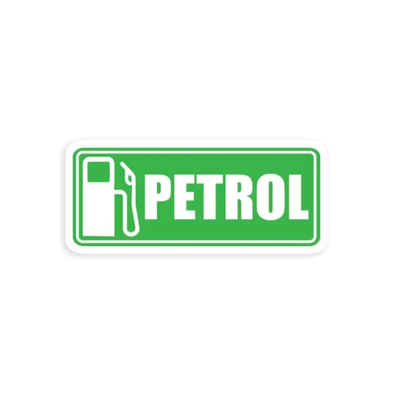 Petrol Fuel Sign Sticker