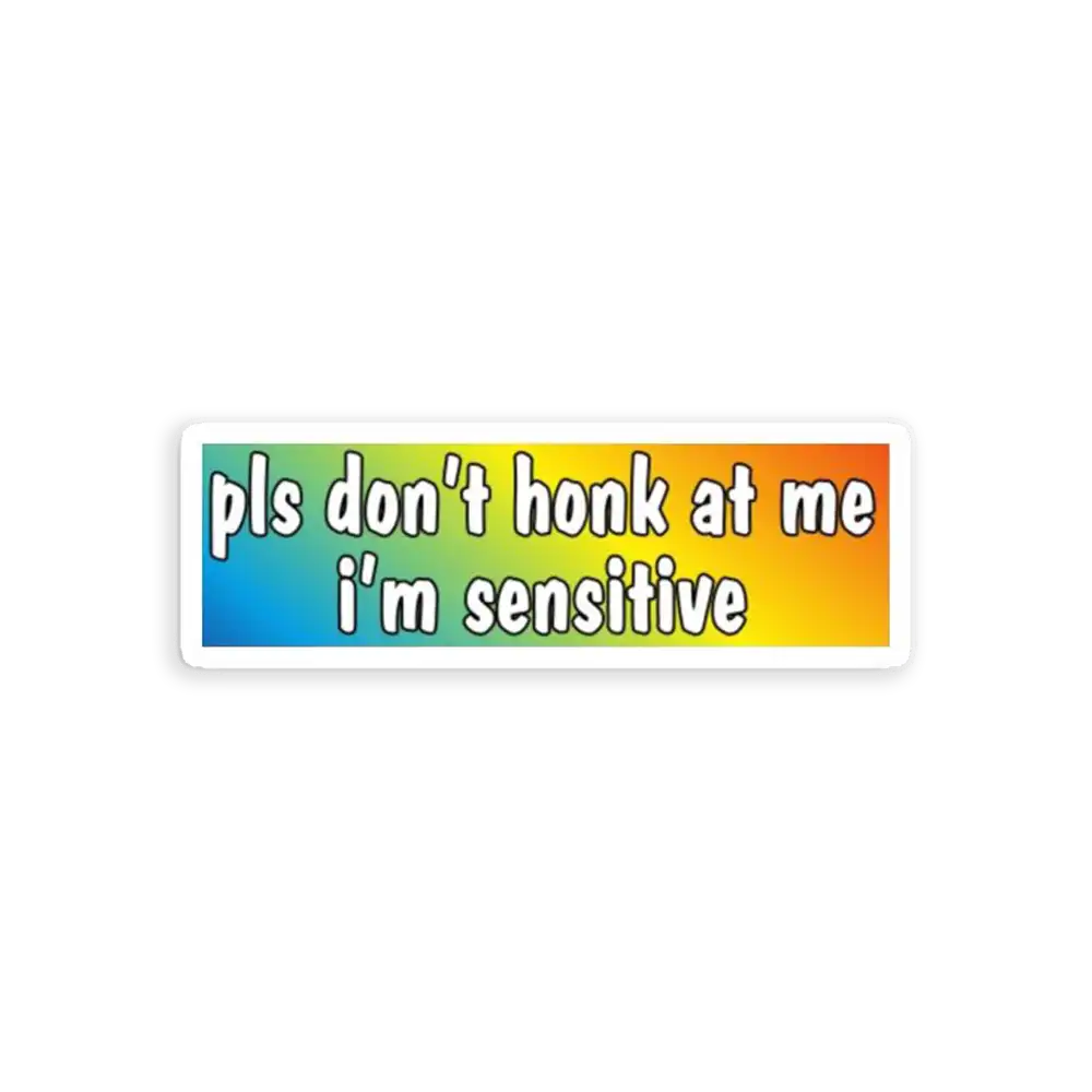 Please dont honk Sticker