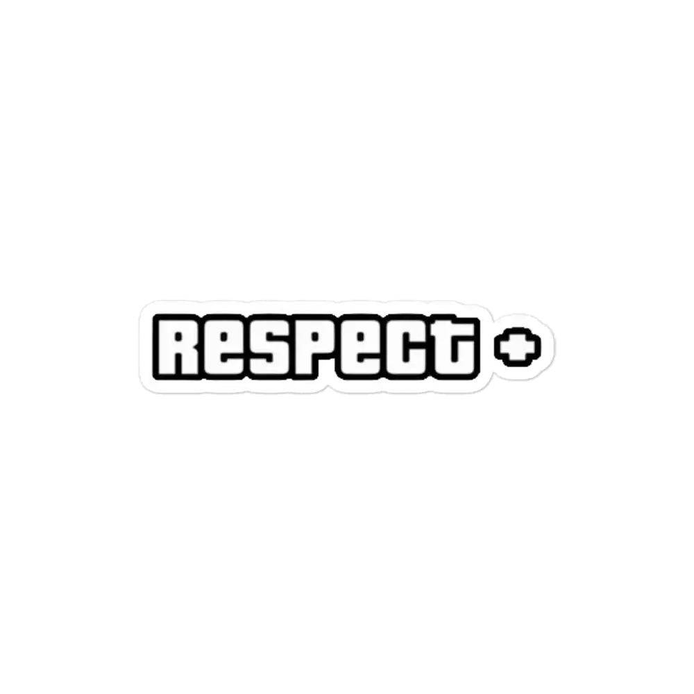 Respect + GTA Gaming Sticker