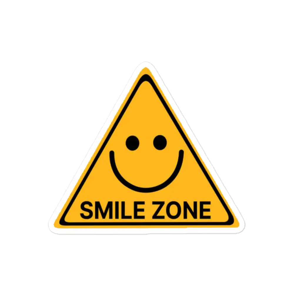 Smile Zone Sticker