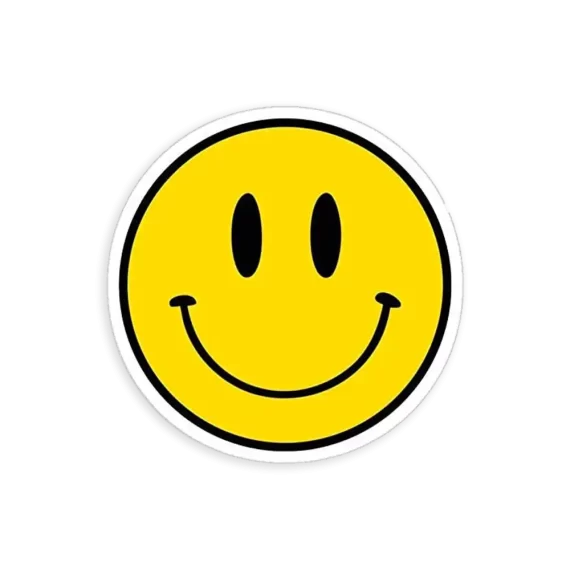 Smiley face Sticker