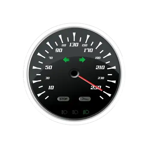 Speedometer Car Sticker