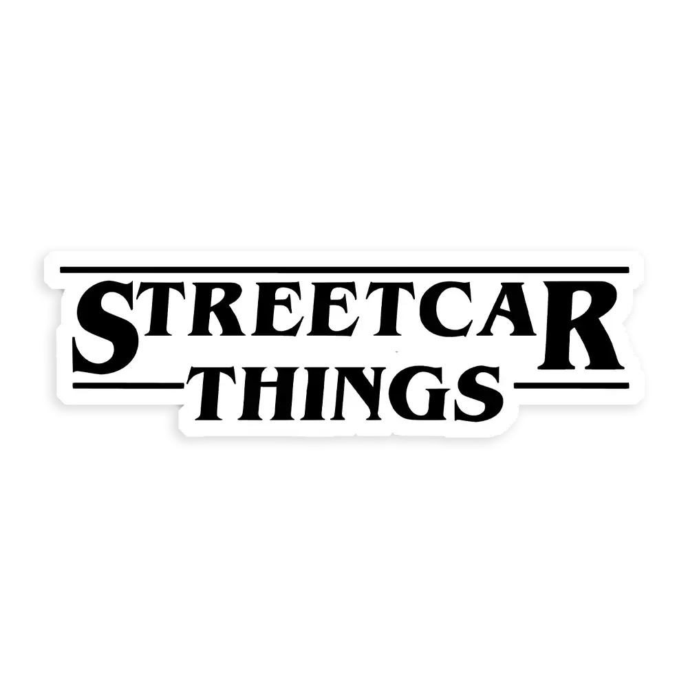 Streetcar Things Car Sticker