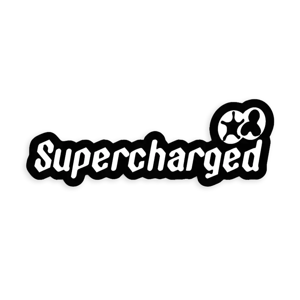Supercharged Car Sticker