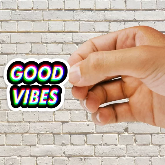 Trippy Good Vibes Sticker