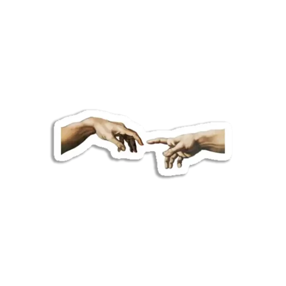 Aesthetic Hand Touch Sticker