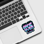 Aesthetic Game Over Sticker