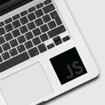 JavaScript grey Sticker