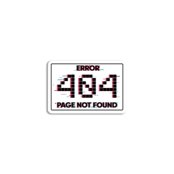 Error 404 Sticker