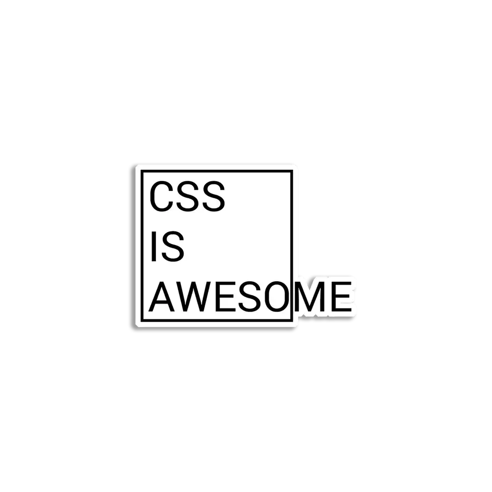 CSS is Awesome Sticker