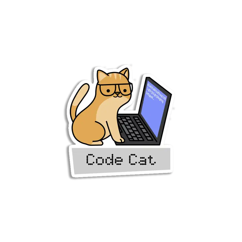 Code Cat Sticker