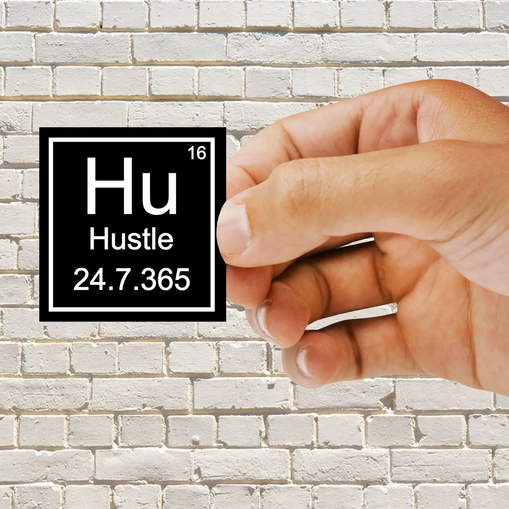 Hustle Periodic Table Hustle 247 Sticker