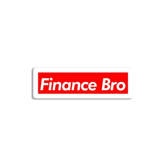 Finance Bro Sticker