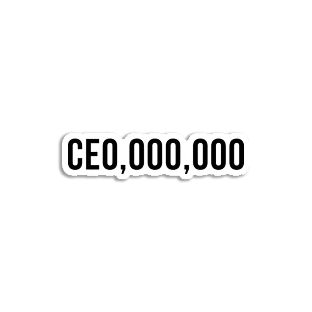 CEO,OOO,OOO Entrepreneur, hustler, ceo Sticker