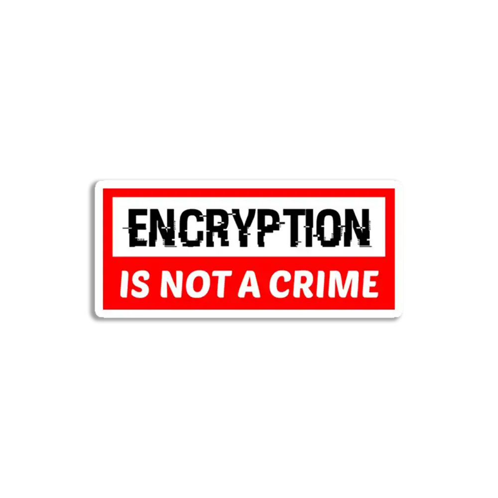 Encryption is not a Crime Sticker
