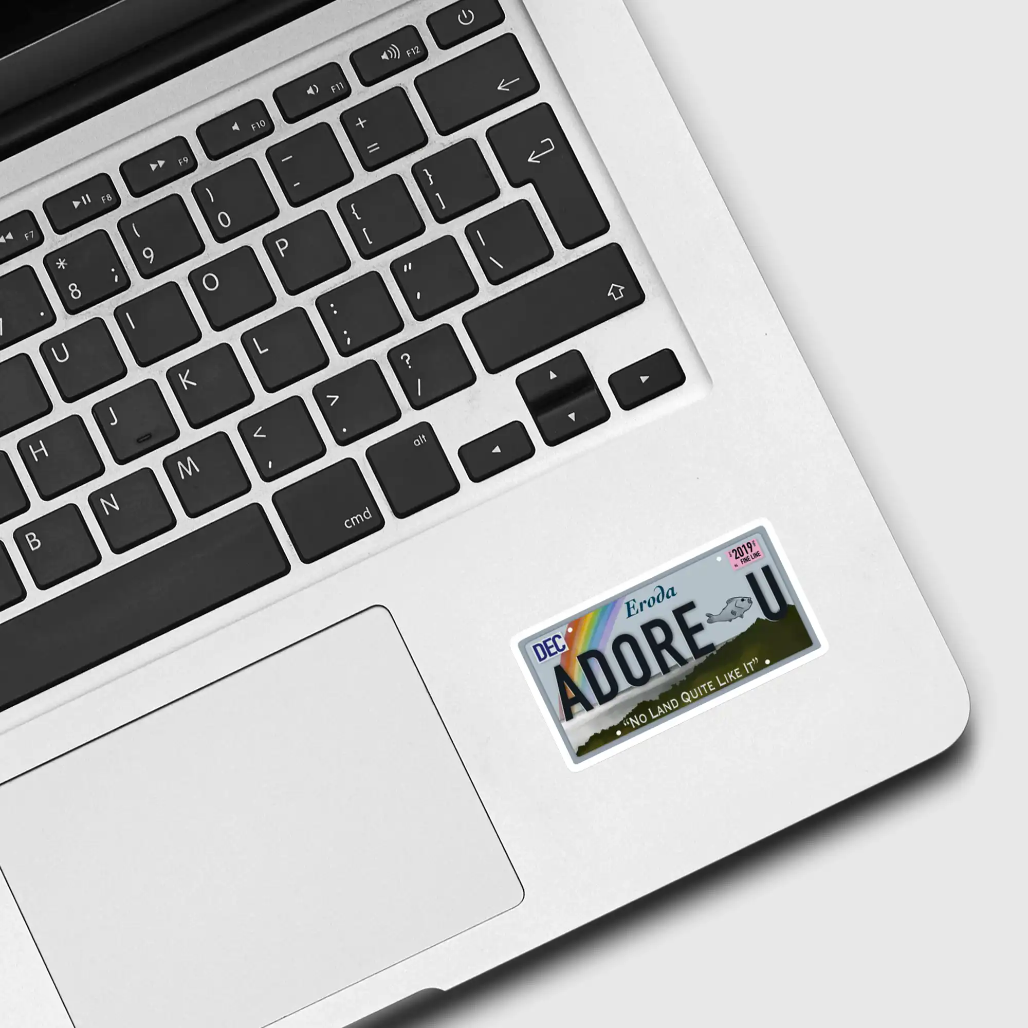 Eroda License Plate Sticker