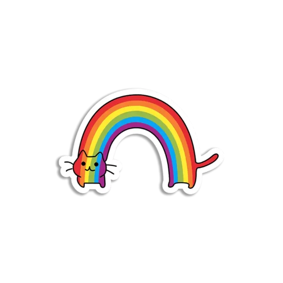 Rainbow Cat Sticker