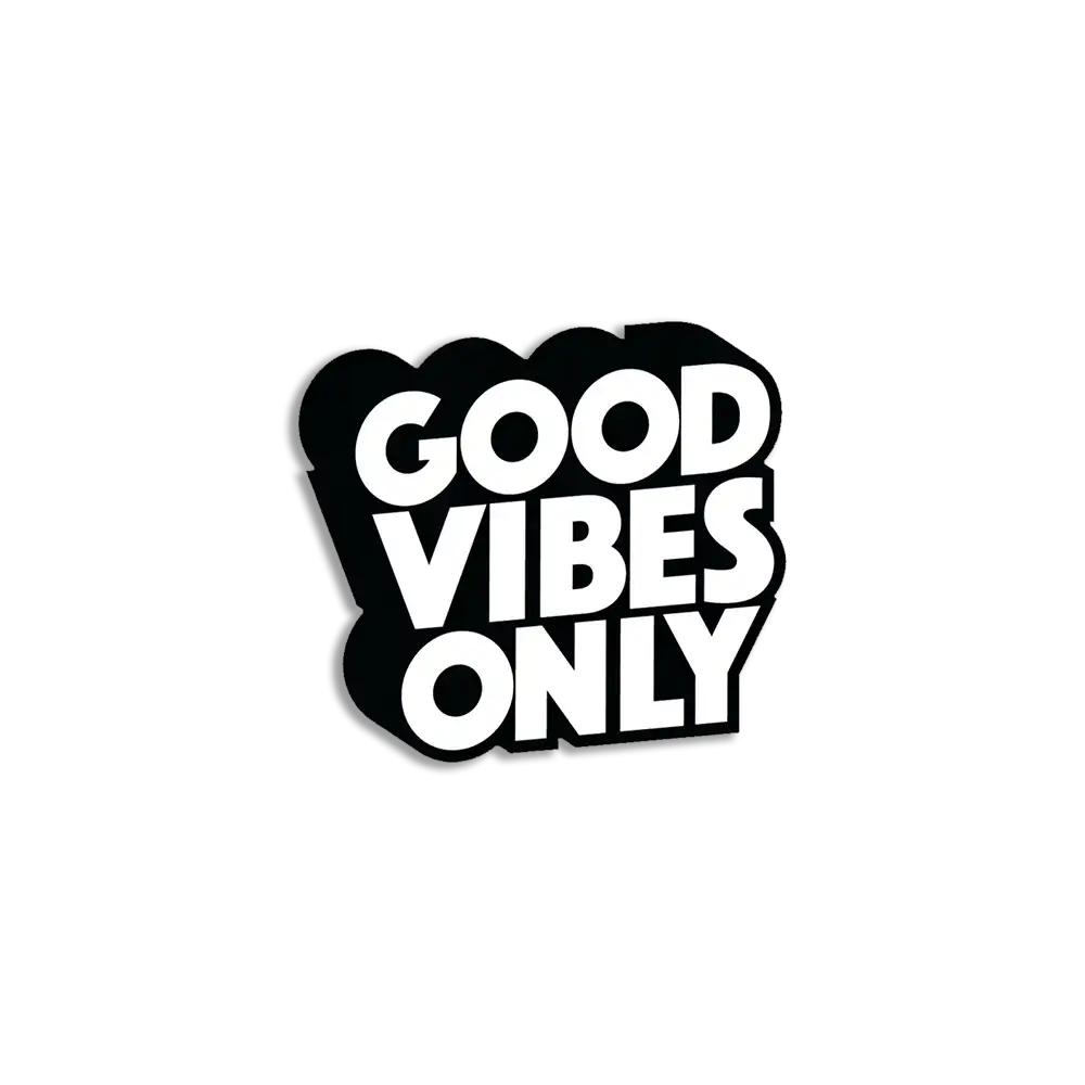 Good Vibes Only Sticker