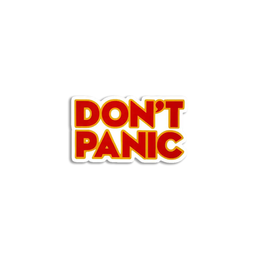 Don't Panic Sticker