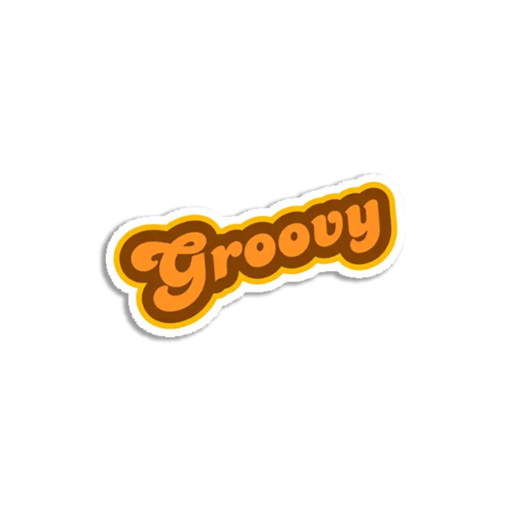 Groovy Sticker