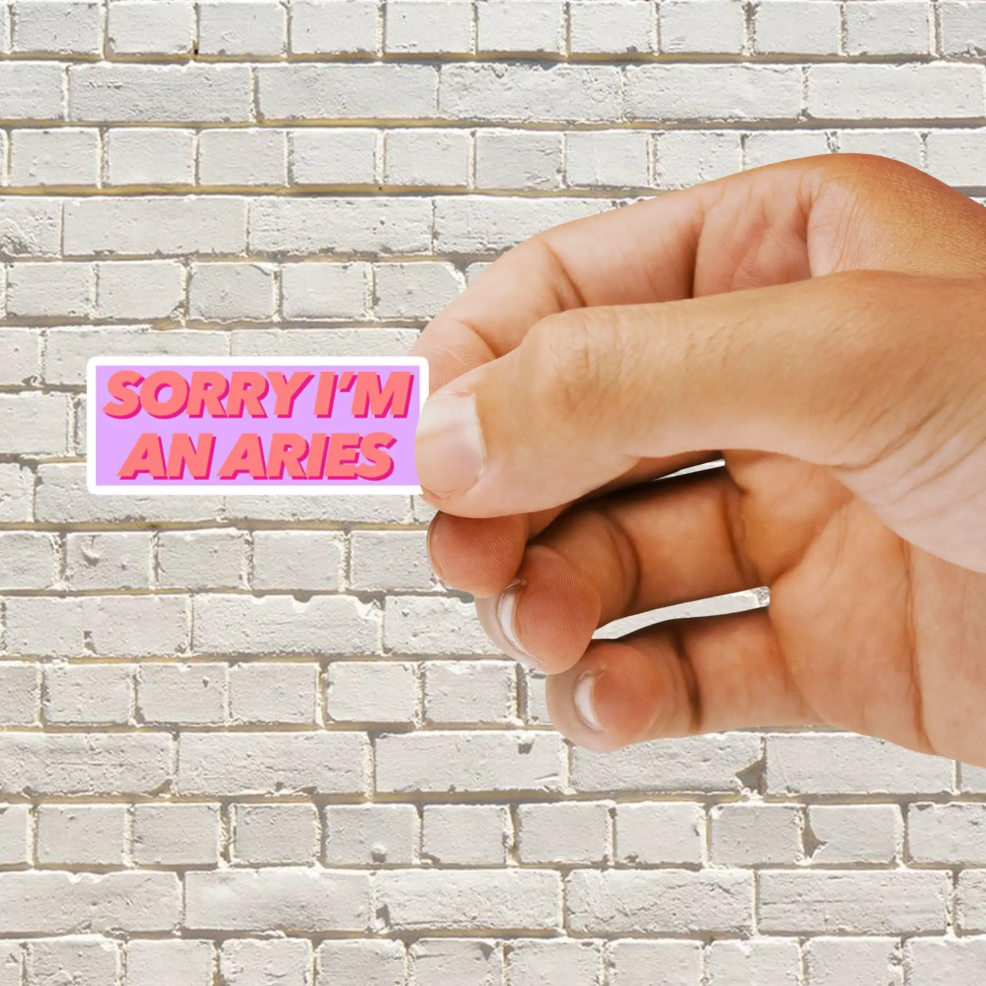 Sorry I am an aries Sticker