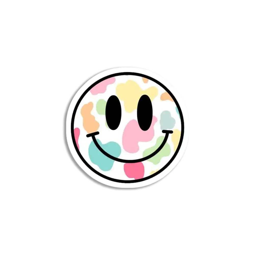 Pastel Smiley Sticker