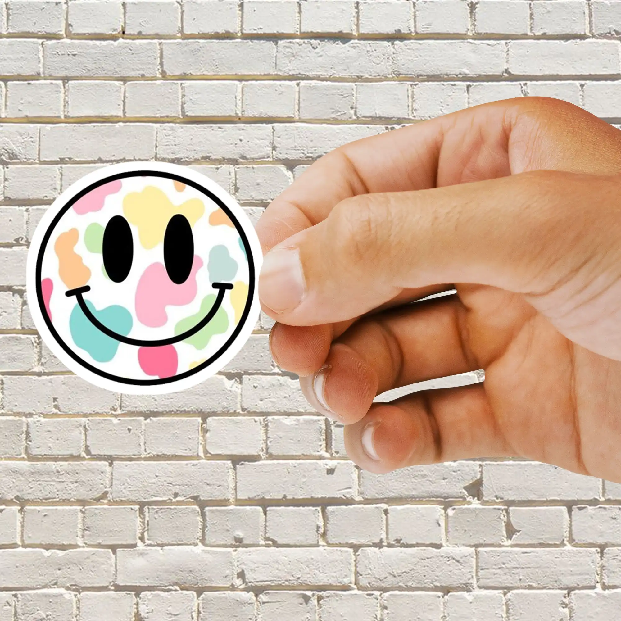 Pastel Smiley Sticker