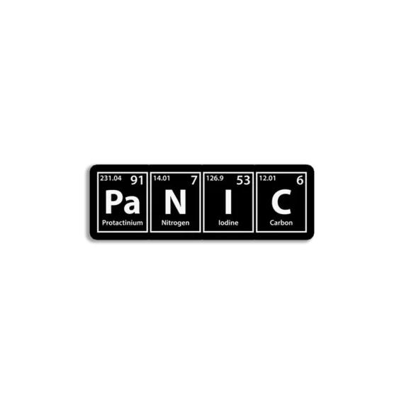 Panic Sticker