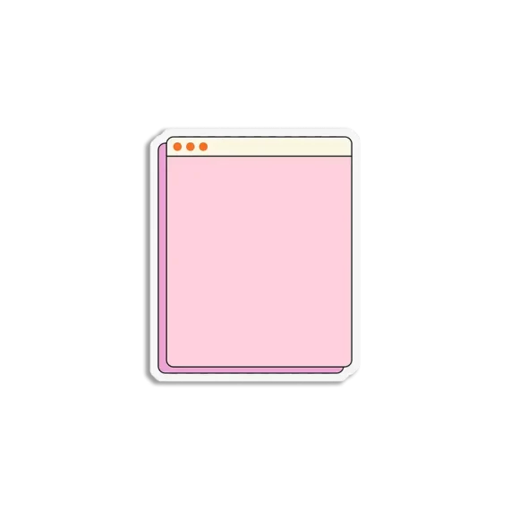 Pink Browser VSCO Sticker