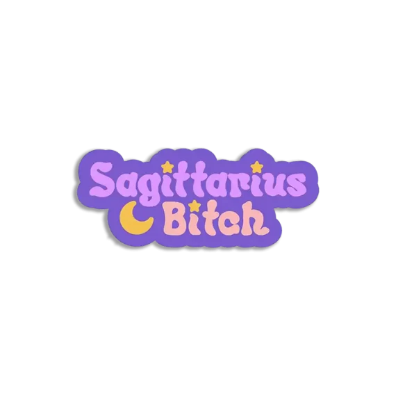 Sagittarius Bitch Sticker