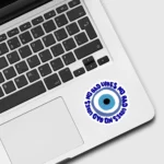 No Bad Vibes Evil Eye Sticker