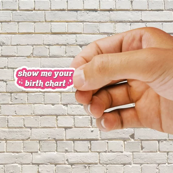 Show me your birth chart sticker