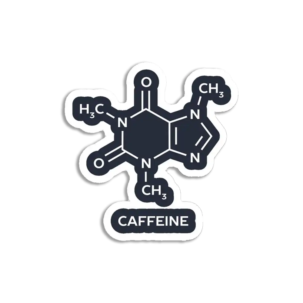 Caffeine Sticker