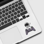 Cute Astronaut Dabbing Game Controlle Sticker