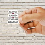 Coffee Ramen Korean Dramas Sticker