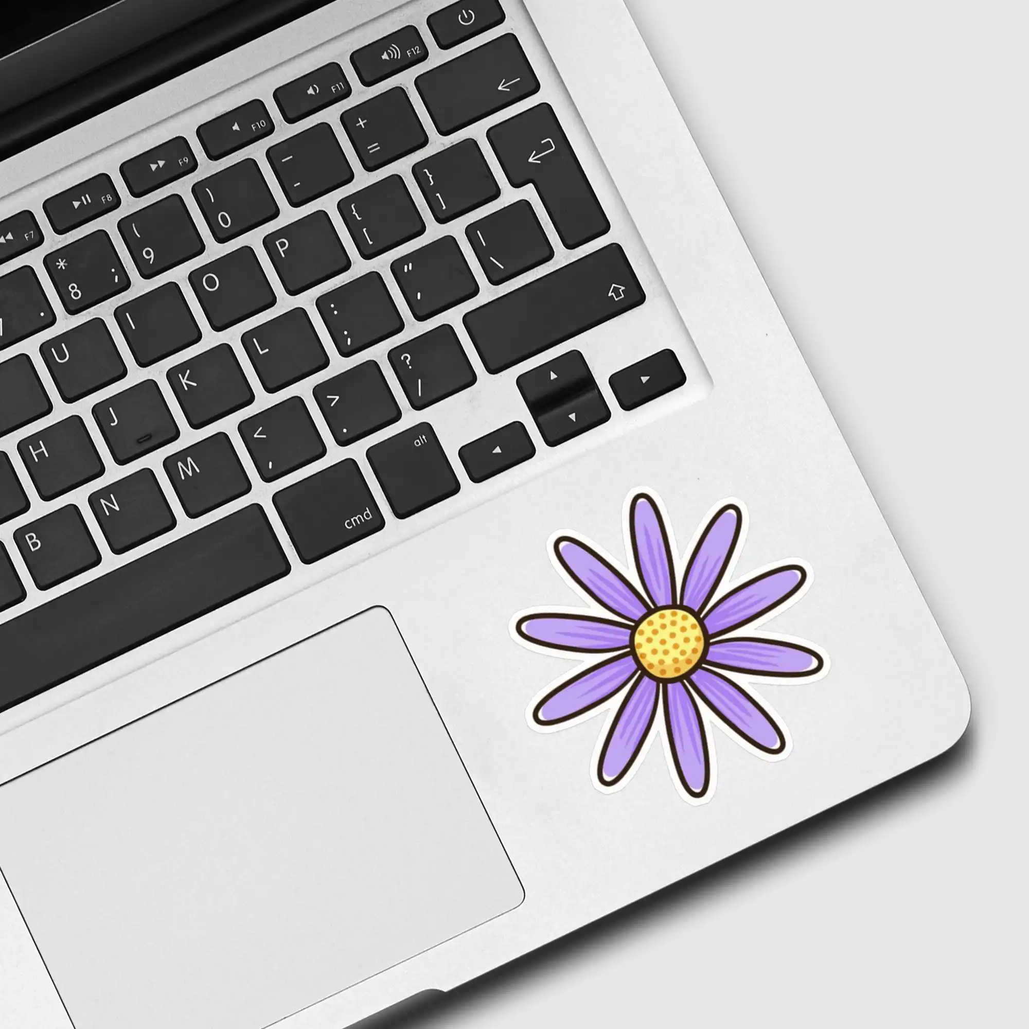 Purple Daisy Sticker